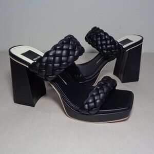 Dolce Vita Size 7 M ASTELA Black Stella Heeled Sandals New Women's Shoes
